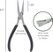 The Beadsmith Duck-Bill Pliers to Flatten or Loop Metal Wire and Sheets, Jewelry Making Supplies